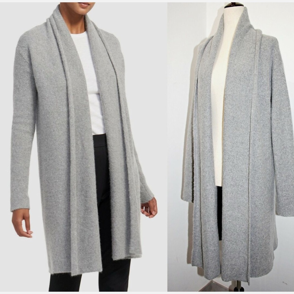 Theory Gray Women's Cardigan Sweater